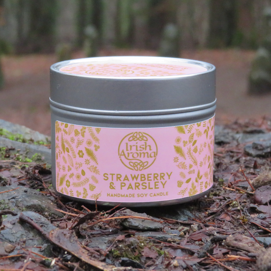 Strawberry & Parsley - Handmade Irish Soy Candle